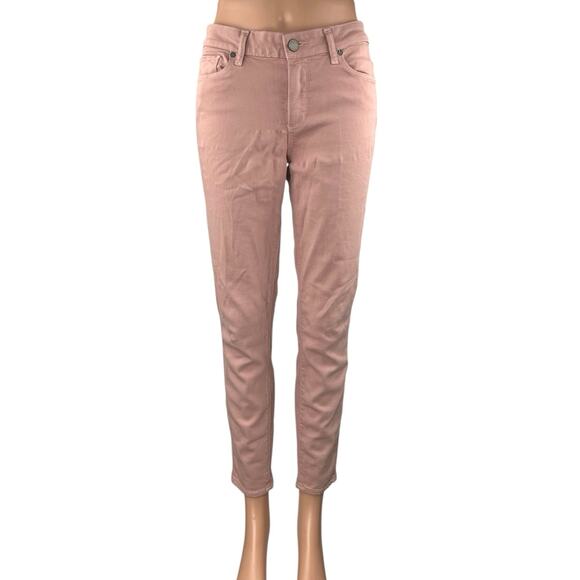 Paige Verdugo Ankle Women's Pink Skinny Leg Low Waist Trousers Pants Size 30 - Picture 1 of 5